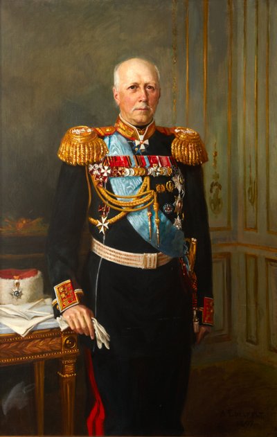 Count Pavel Schuvaloff, Governor of Warsaw by Albert Gustaf Aristides Edelfelt